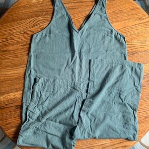 LINEN OVERALLS